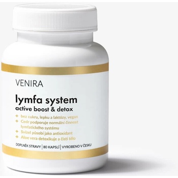 Venira lymfa systém active boost & detox 80 kapsúl