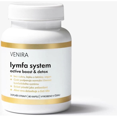 Venira lymfa systém active boost & detox 80 kapsúl