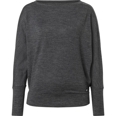super. natural Дамски вълнен пуловер super. natural Women's Kula Sweater Longsleeve - Pirate Grey Melange (105-4703-0912)