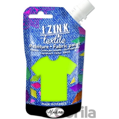 Aladine IZINK textilní barva zelená 80 ml