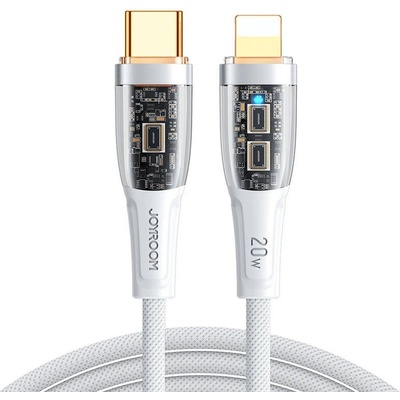 Joyroom S-CL020A3 Quick Charge s inteligentním přepínačem USB-C - Lightning 20W, 1,2m, bílý