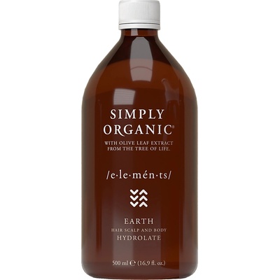 Simply Organic Elements Hydrolate Earth zklidňující a ochranný hydrolát 500 ml