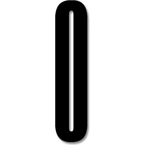 Design Letters Буква Design Letters O акрил 8 см черна (30201600-O)