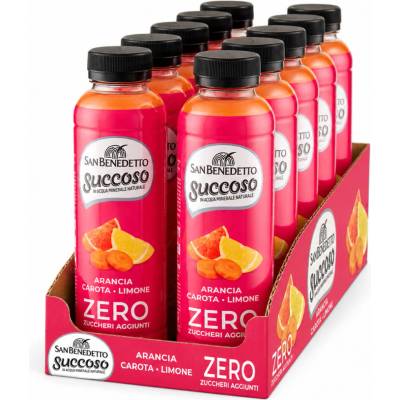 San Benedetto Succoso ACE Zero pomeranč mrkev a citron 12 x 0,4 l