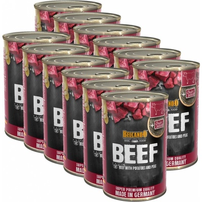 Belcando hovězí s bramborami a hrachem 12 x 400 g