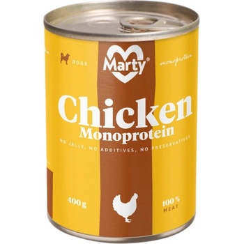 Marty Monoprotein Chicken 400 g