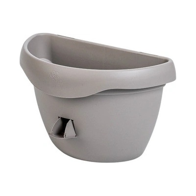 Plastia kvetináč samozavlažovací Siesta na stenu - taupe 29 cm