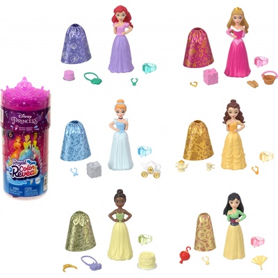 Mattel Disney Princess Color Reveal™ Malá panenka s překvapením