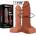 Пенис удължител с отвор за тестиси, 15, 5см. - Penis Extender V9 Brown (D-227272)