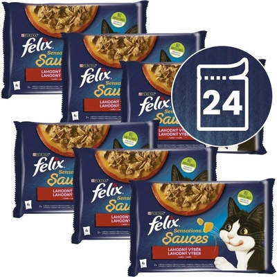 Felix Sensations Sauces krůta jehněčí v omáčce 24 x 85 g