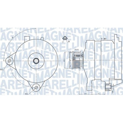 Alternátor MAGNETI MARELLI 063731888010