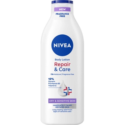 Nivea Repair & Care Sensitive tělový krém, 400 ml