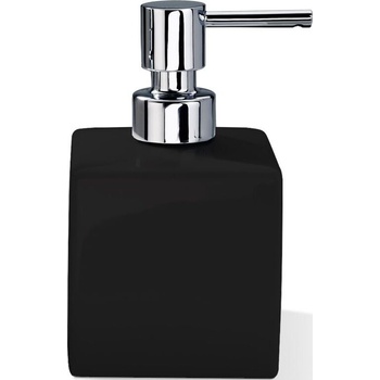 DECOR WALTHER Дозатор за сапун Porzellan квадратен 14 см черен хром (0843961)