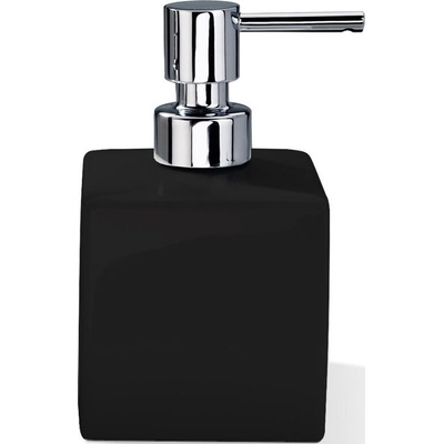 DECOR WALTHER Дозатор за сапун Porzellan квадратен 14 см черен хром (0843961)
