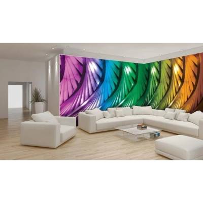 Preinterier FT0761 Fototapeta na stenu Farebné listy vlies 620cm x 219cm