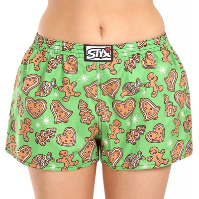 Styx Dámske trenky art klasická guma Vianoce perníčky K1753