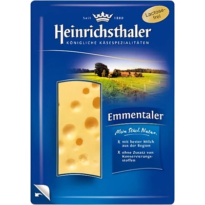 Heinrichsthaler Emmentaler bez laktózy plátky 125 g