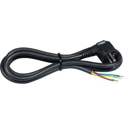 COMMEL Кабел черен с щепсел Г-образен h05vv-f 3х2, 5мм2 2 метра - c0615 (c0615)