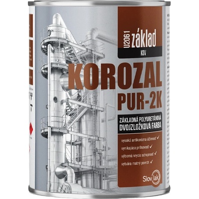 Korozal PUR-2K Základ 0,8 l sivá