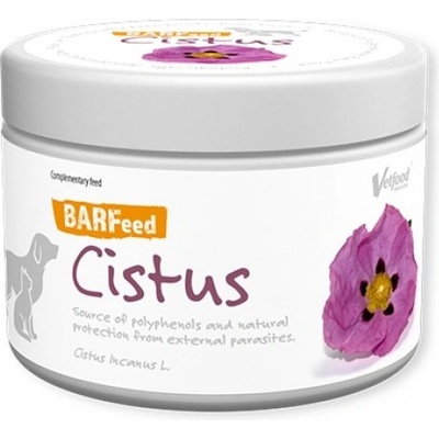VetFood BARFeed Cistus - хранителна добавка за кучета и котки с цистус 190 гр - Полша