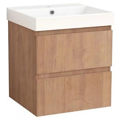 Inter Ceramic Конзолен PVC шкаф BELLINI-50 6039-50, Inter Ceramic, 57.5x51x46см (6039-50+УМИВ. 5953W-51CM)