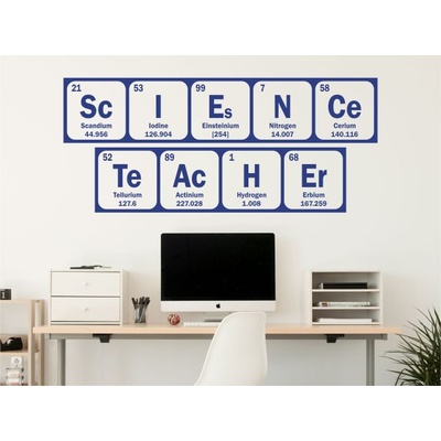 ScIENCe TeAcHEr - дизайнерски стикер (15020)