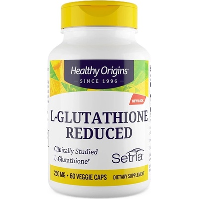 Healthy Origins L-Glutathione Reduced, 250 mg, 60 капсули, Healthy Origins (41333 HO)