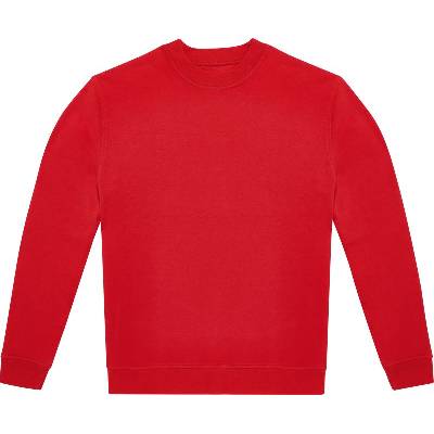 B&C Collection id. 332 crew / Унисекс суитшърт - червен xs (01i33200400)