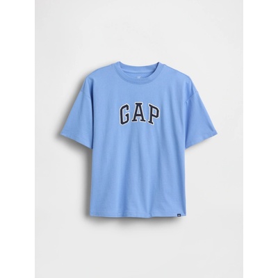 GAP detské tričko s logom modrá