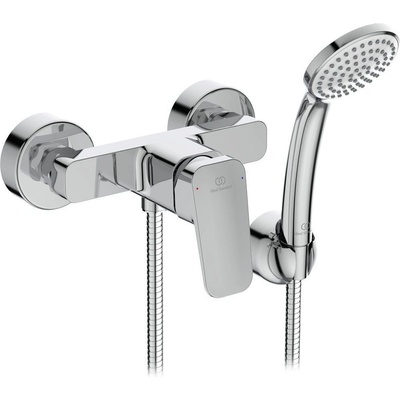 Ideal Standard Стенен смесител за душ, Ceraplan, BD251AA, с аксесоари (BD251AA)