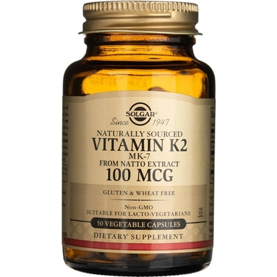 Solgar Vitamin K2 MK-7 100 mcg 50 veg. kapslí