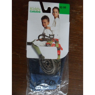 Gatta dětské vzorované punčochové kalhoty jeans