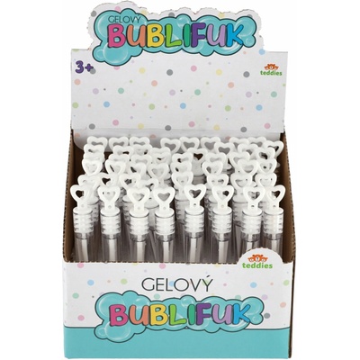 Teddies Bublifuk mini 5 ml bílý svatební