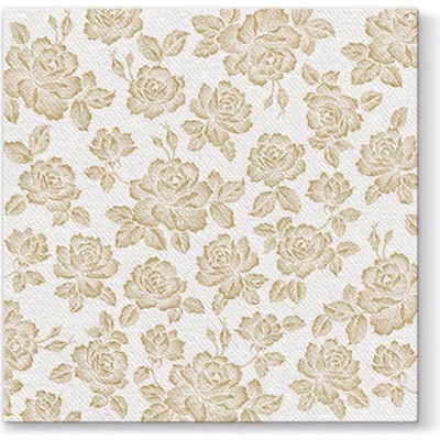 PAW ubrousky Airlaid L Subtle Roses Gold 40x40cm