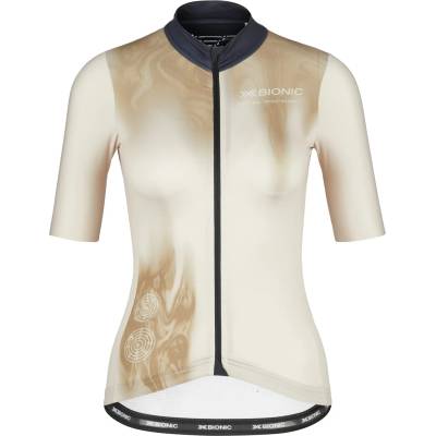 X-Bionic Дамска фланелка с къс ръкав за колоездене X-bionic Women's Corefusion Ride Jersey S/S Cycling jersey - Perspiration - размер XL (156-2322-0115)