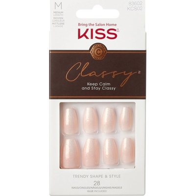KISS Nalepovací nehty Classy Nails Cozy Meets Cute 28 ks – Zboží Mobilmania