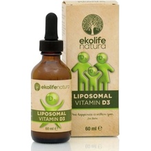 Ekolife Natura Liposomal Vitamin D3 Meruňka 60 ml