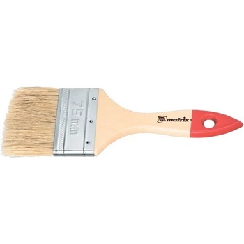 MTX Четка плоска " Стандарт" 1_1/2" , естествен косъм, дървена дръжка mtx
