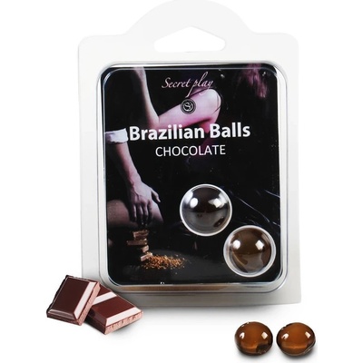 Secret Play Brazilian Balls Chocolate 2 ks
