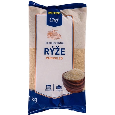 Metro Chef rýže dlouhozrnná parboiled 5 kg