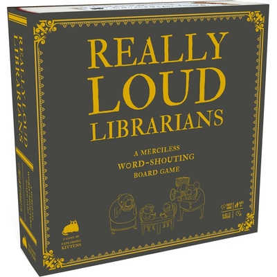 Exploding Kittens Настолна игра Really Loud Librarians - Парти