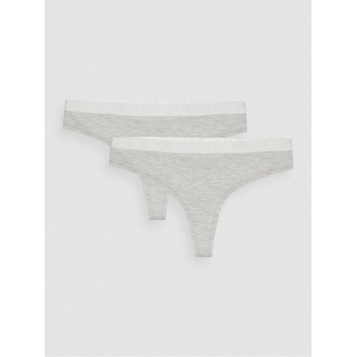 Dámské spodní prádlo kalhotky 4F (2 Pack) šedé