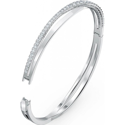 Swarovski Trblietavý pevný náramok TWIST 5572725