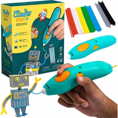 Wiky kreativita 3D pero 3Doodler Start+ a 72 náplní + 10 šablon – Zbozi.Blesk.cz