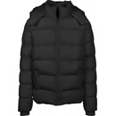 Urban Classics hooded Puffer jacket black