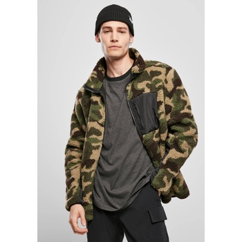 Image 1 of Urban Classics Мъжко яке в камуфлажен цвят Sherpa Jacket wood camoUB-TB3833-00396 - Камуфлаж, размер M