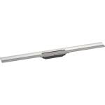 Hansgrohe RainDrain Flex - Линеен сифон с неръждаема решетка 900, за стенен монтаж, с възможност за скъсяване, четкана неръждаема стомана 56052800 (56052800)