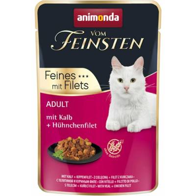 Animonda Vom Feinsten Adult jemné filety z telecího a kuřecího masa 36x85 g