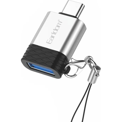 Earldom Преходник Earldom ET-OT64, USB F към Type-C, OTG, Сребрист - 40209