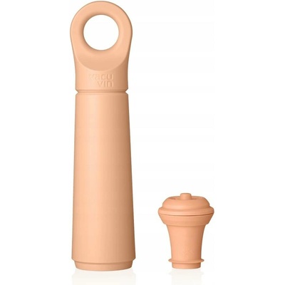 Vakuová pumpa + zátka Vacu Vin Loop Wine Saver - terra